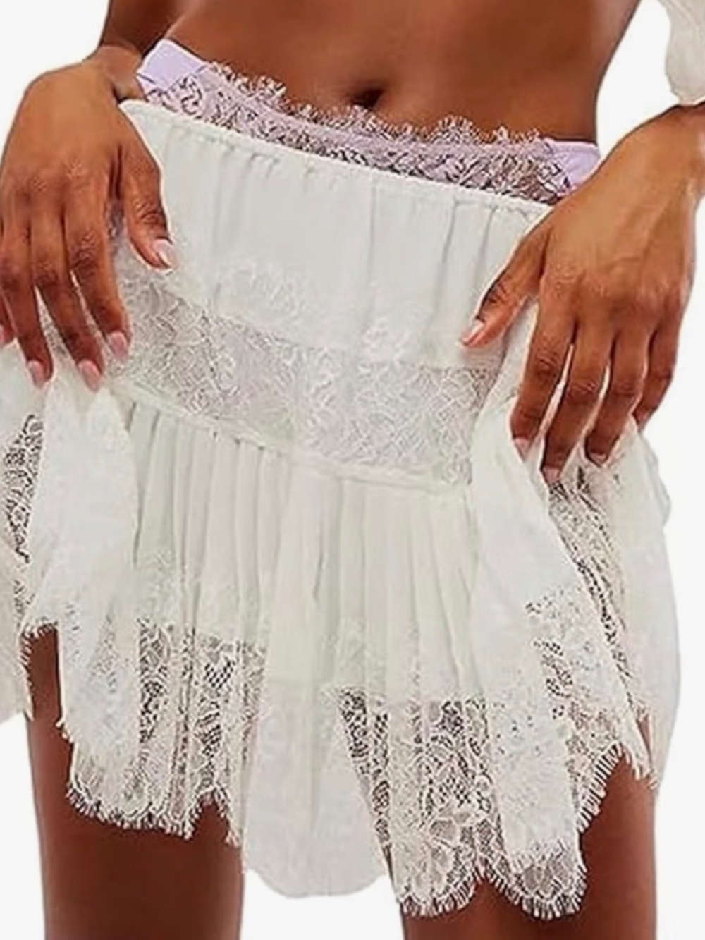 Lace Slip Skirt